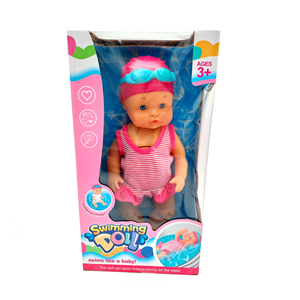 عروسک نوزاد شناگر 33 سانتی متری Swimming Doll -اسباب بازی